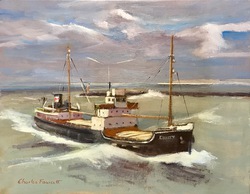 M.V.Suavity entering Ramsgate Harbour 1957